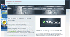 Desktop Screenshot of it-pomoc.pl